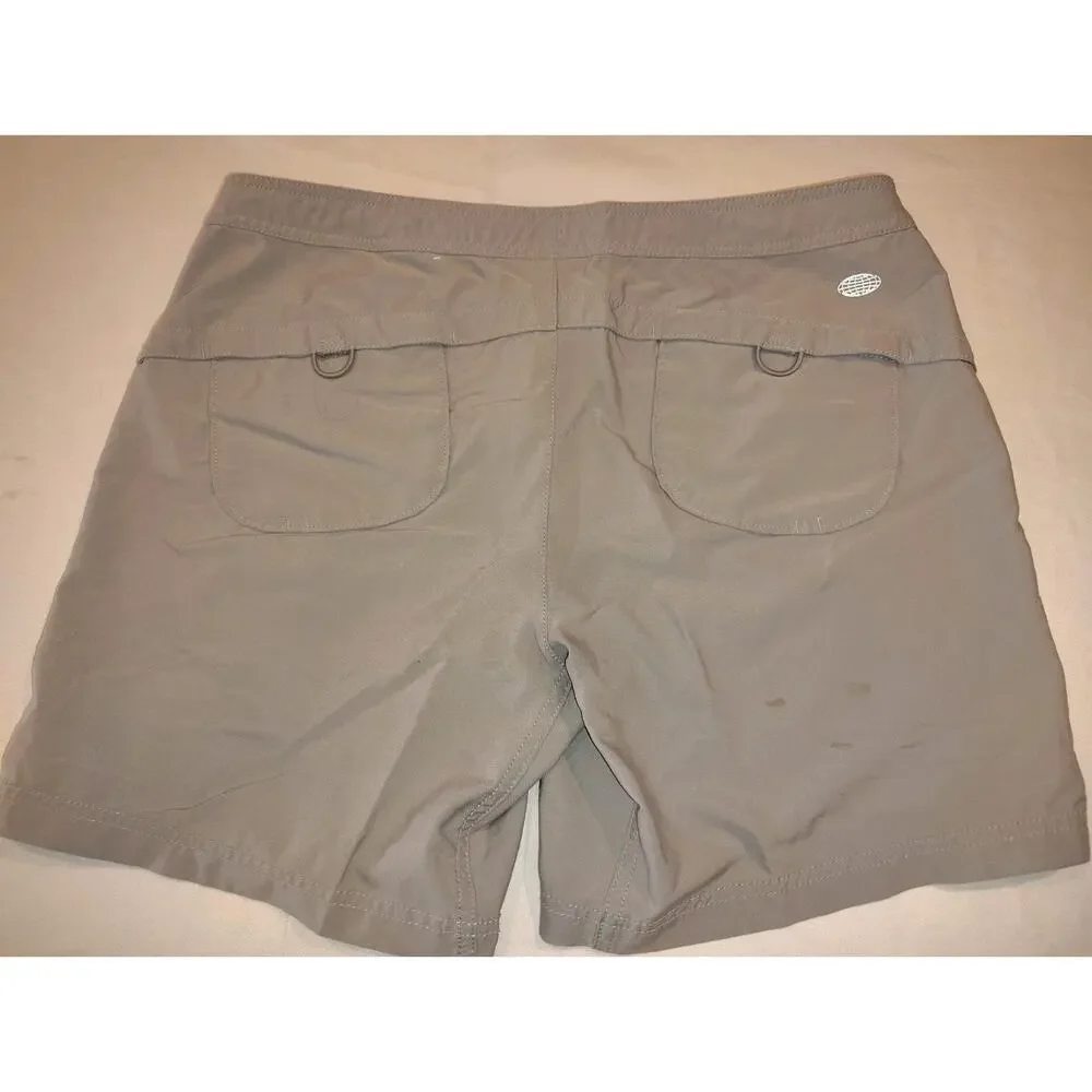 Reel Legends Women's Gray Fishing Shorts Size 12